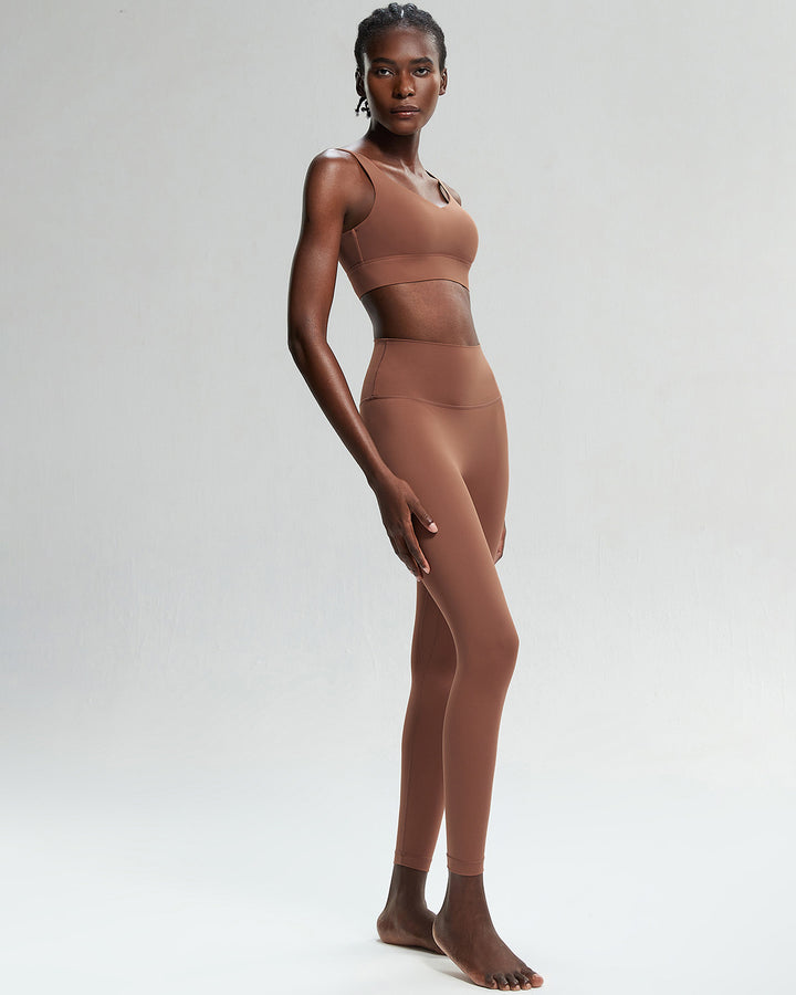 Vesper Seamless Leggings - Clay