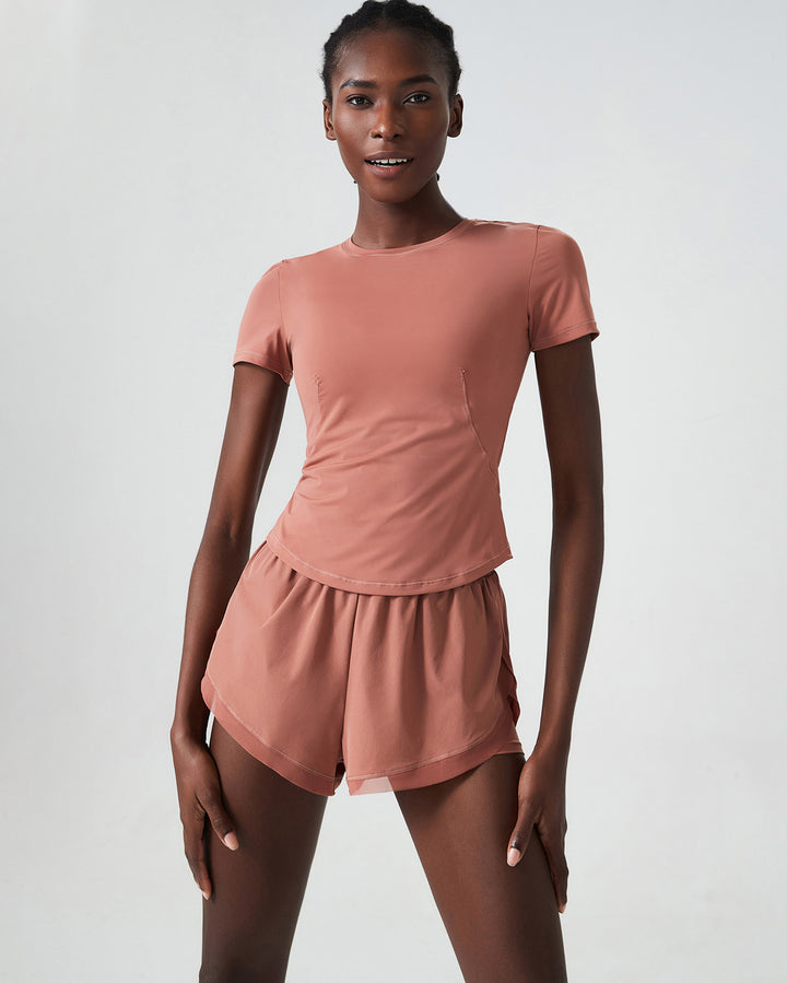 Vesper Shorts - Clay