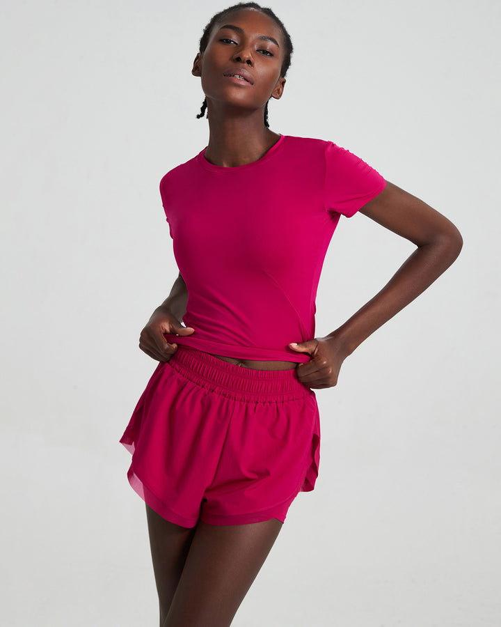 Vesper Shorts - Raspberry