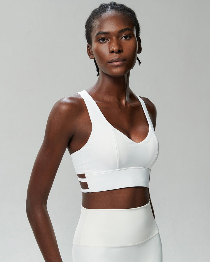 Vesper Sports Bra - White