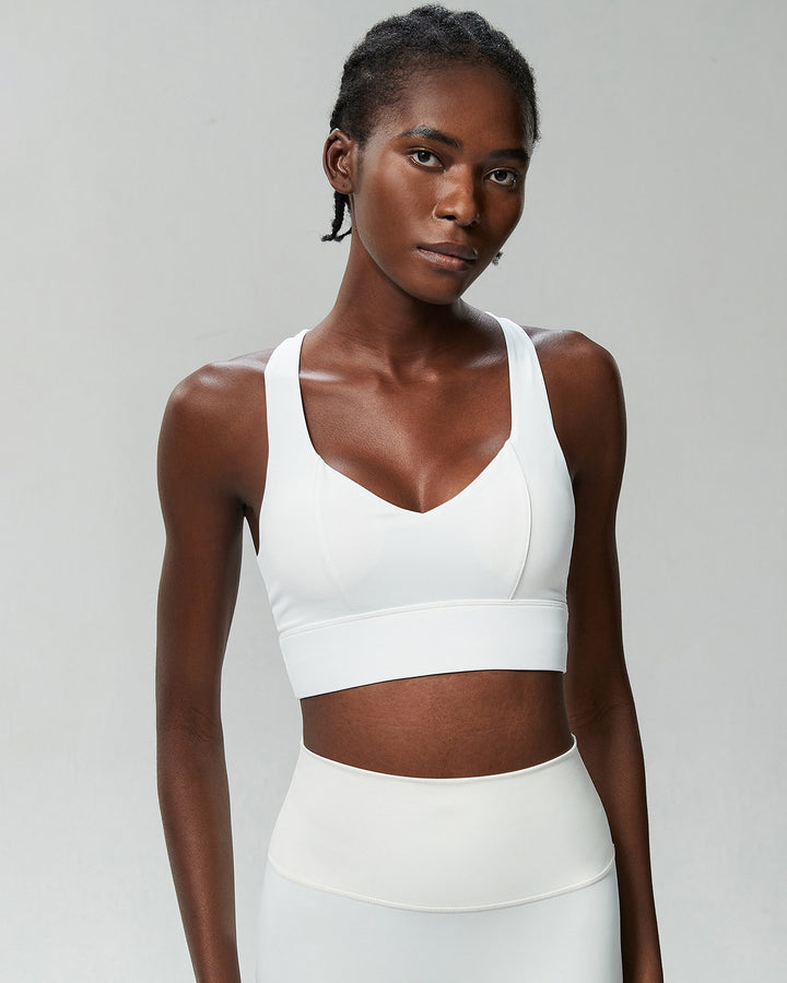 Vesper Sports Bra - White