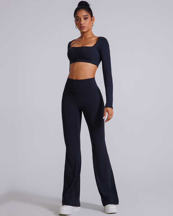 Vespera Flare Leggings - Black