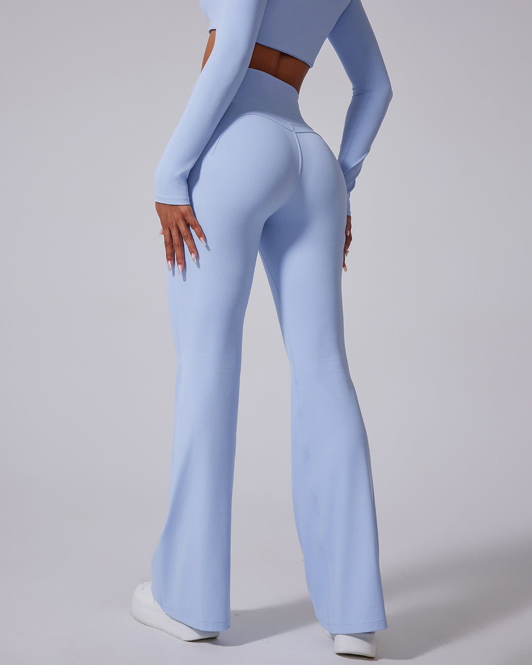 Vespera Flare Leggings - Blue