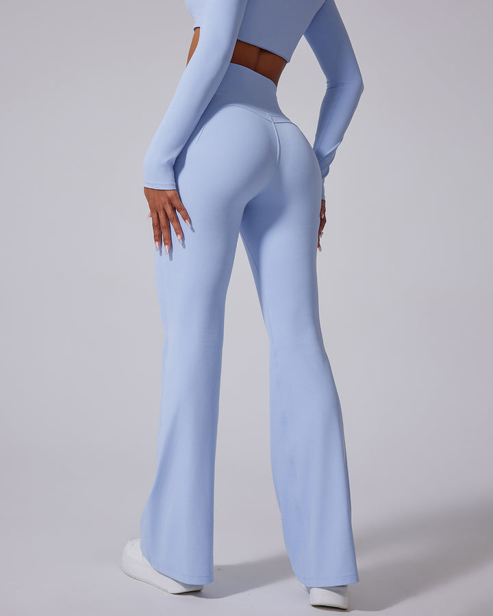 Vespera Flare Leggings - Blue