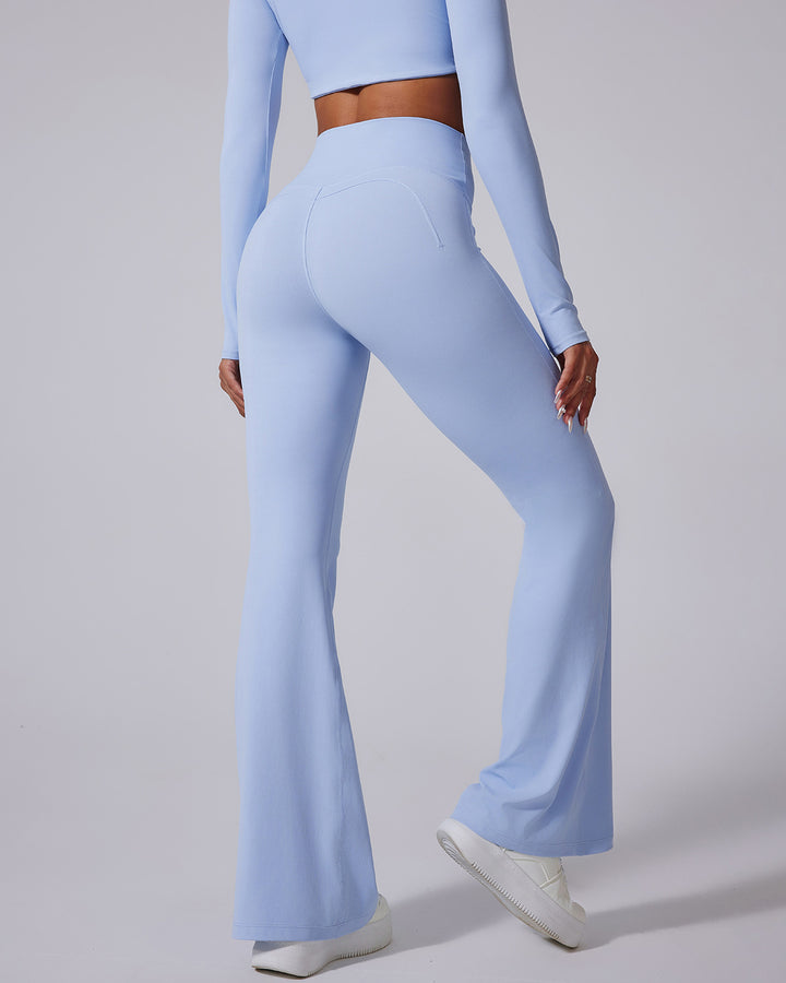 Vespera Flare Leggings - Blue