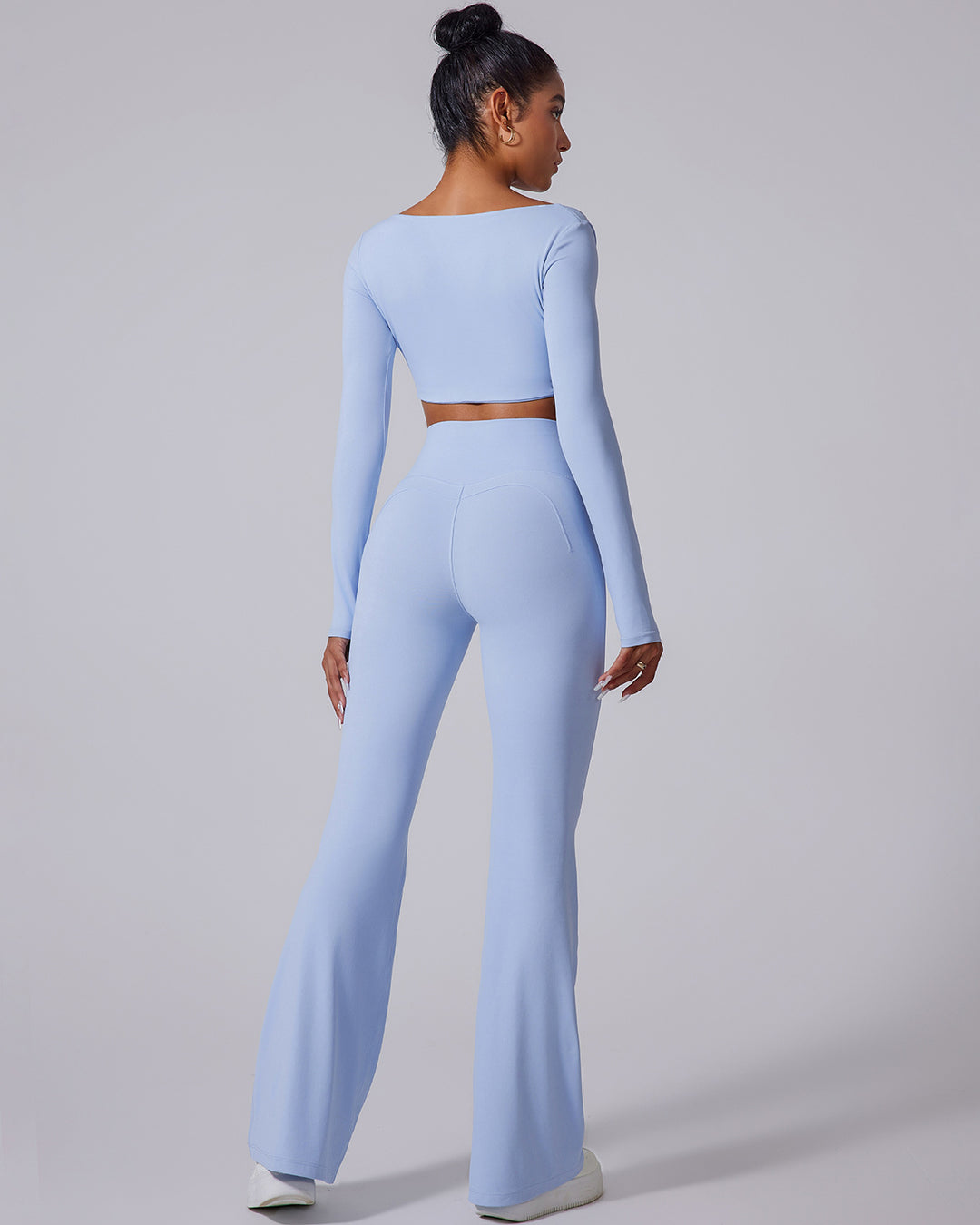 Vespera Flare Leggings - Blue