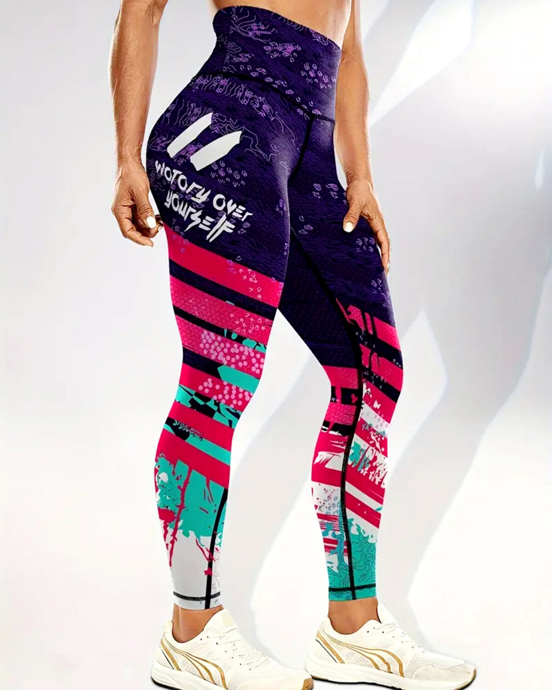 Victory Vibe Leggings - Blackberry