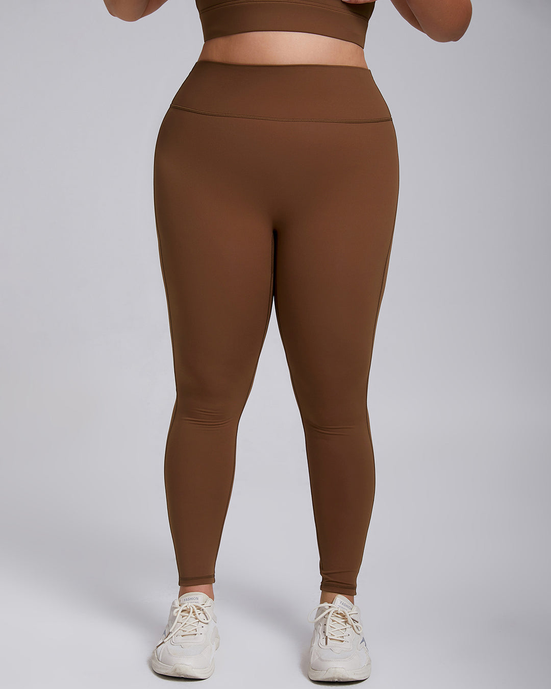 Viviana Plus Leggings - Brown
