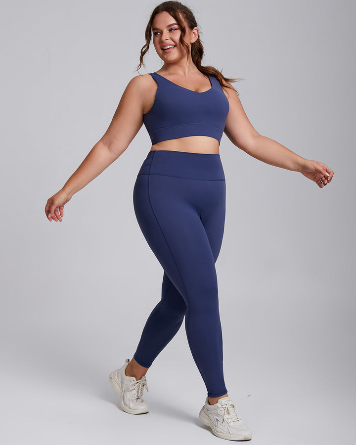 Viviana Plus Leggings - Navy