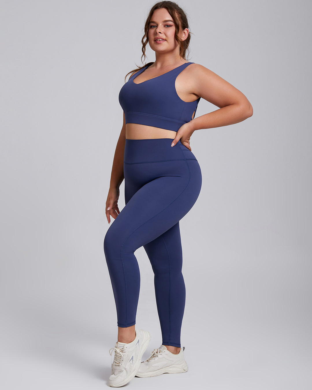 Viviana Plus Leggings - Navy