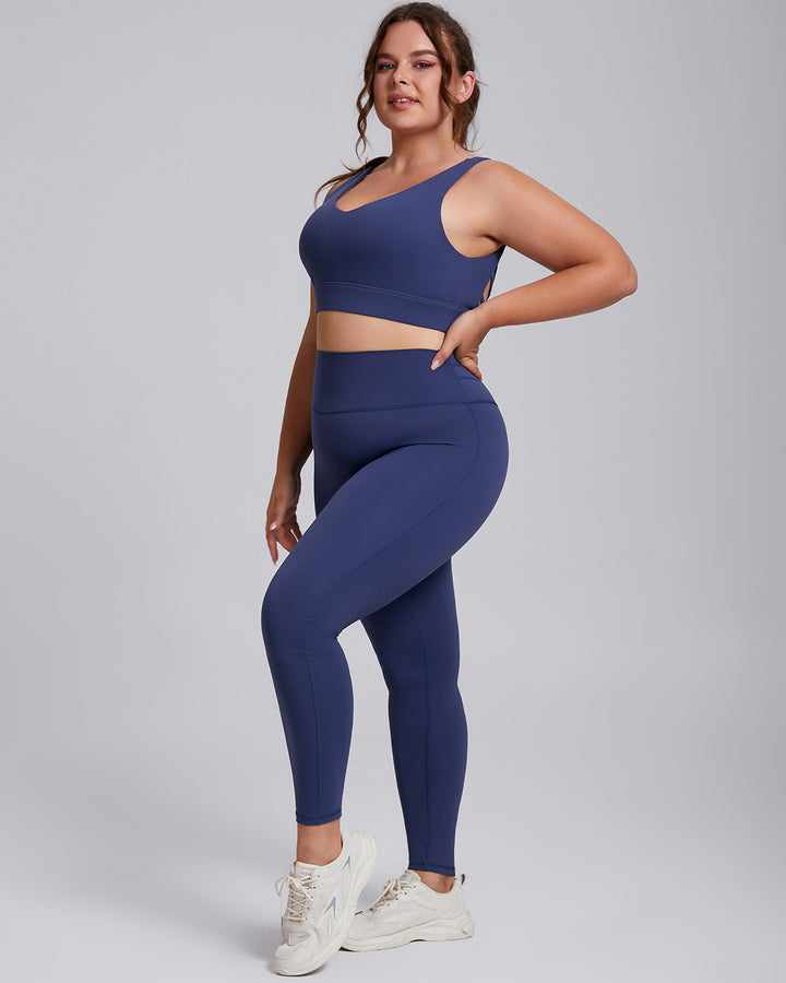 Viviana Plus Leggings - Navy