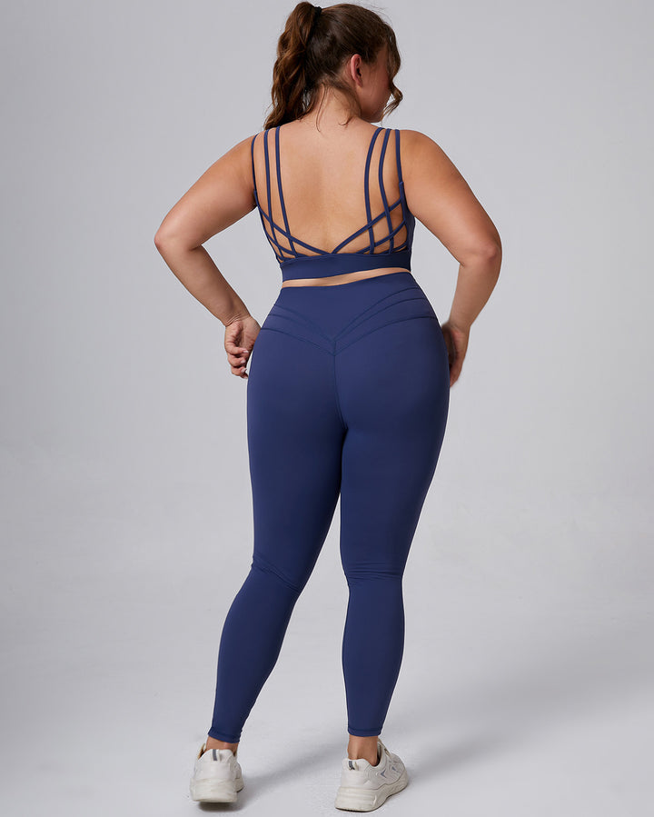 Viviana Plus Leggings - Navy