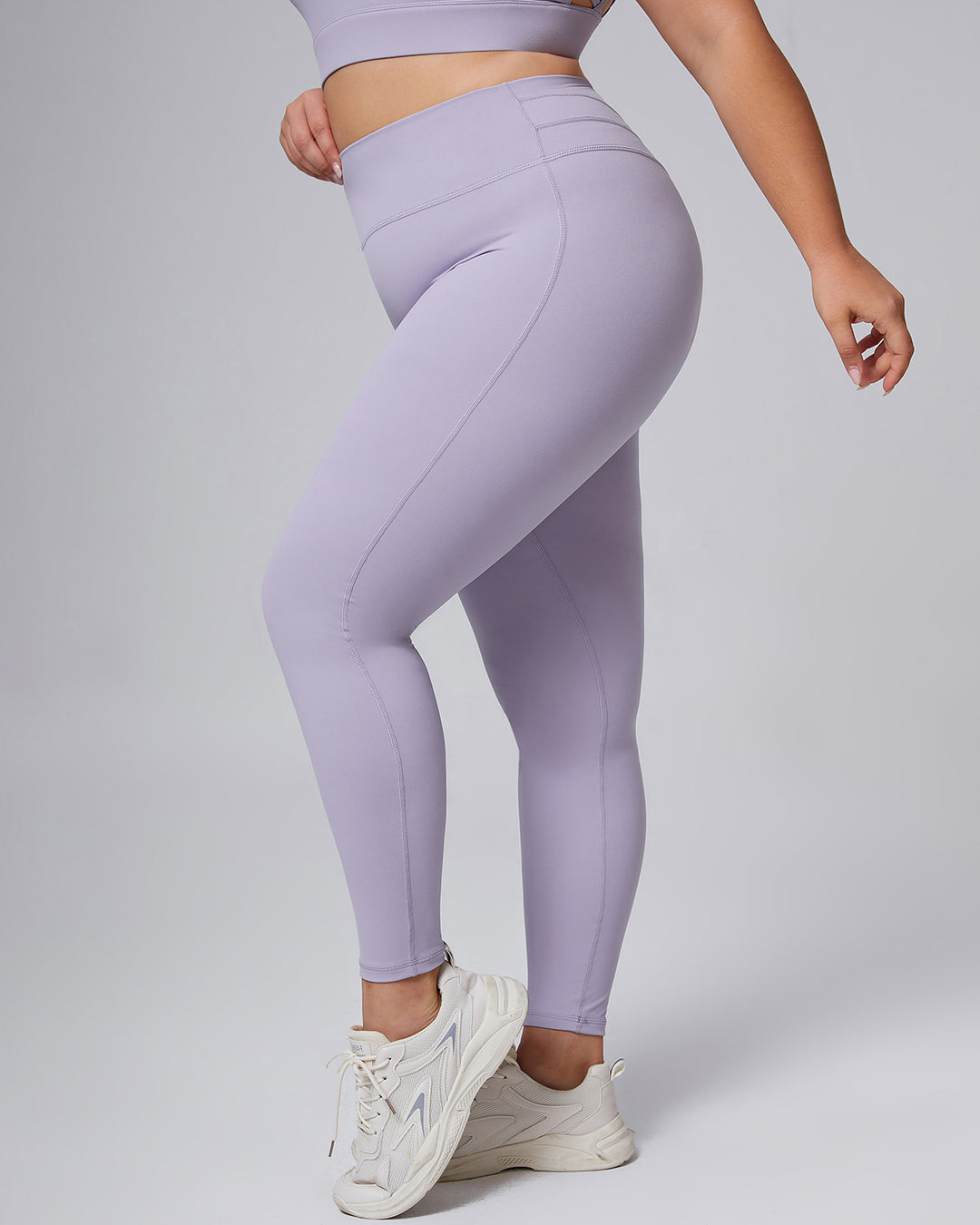 Viviana Plus Leggings - Purple