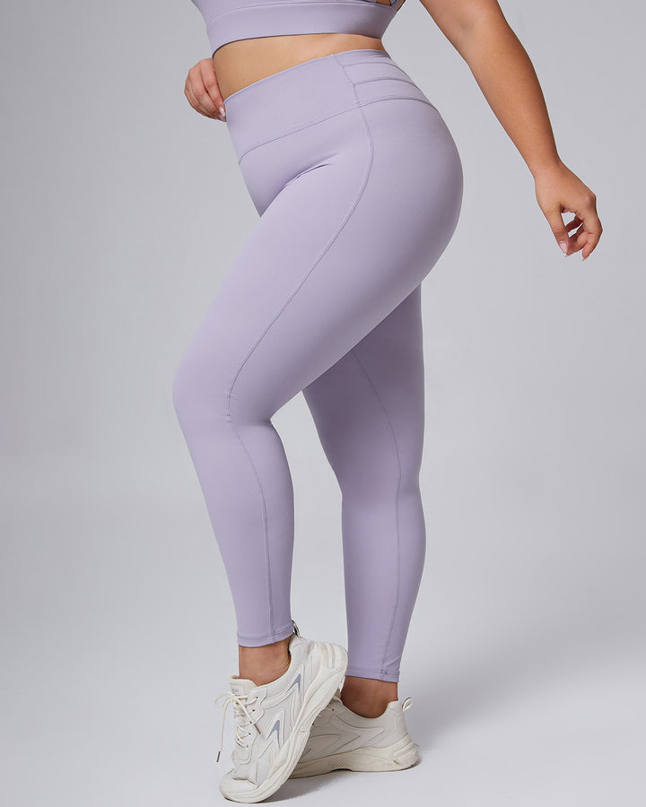 Viviana Plus Leggings - Purple