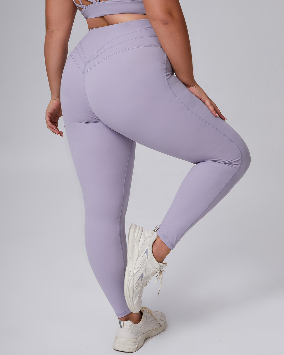 Viviana Plus Leggings - Purple