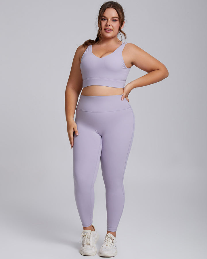 Viviana Plus Leggings - Purple