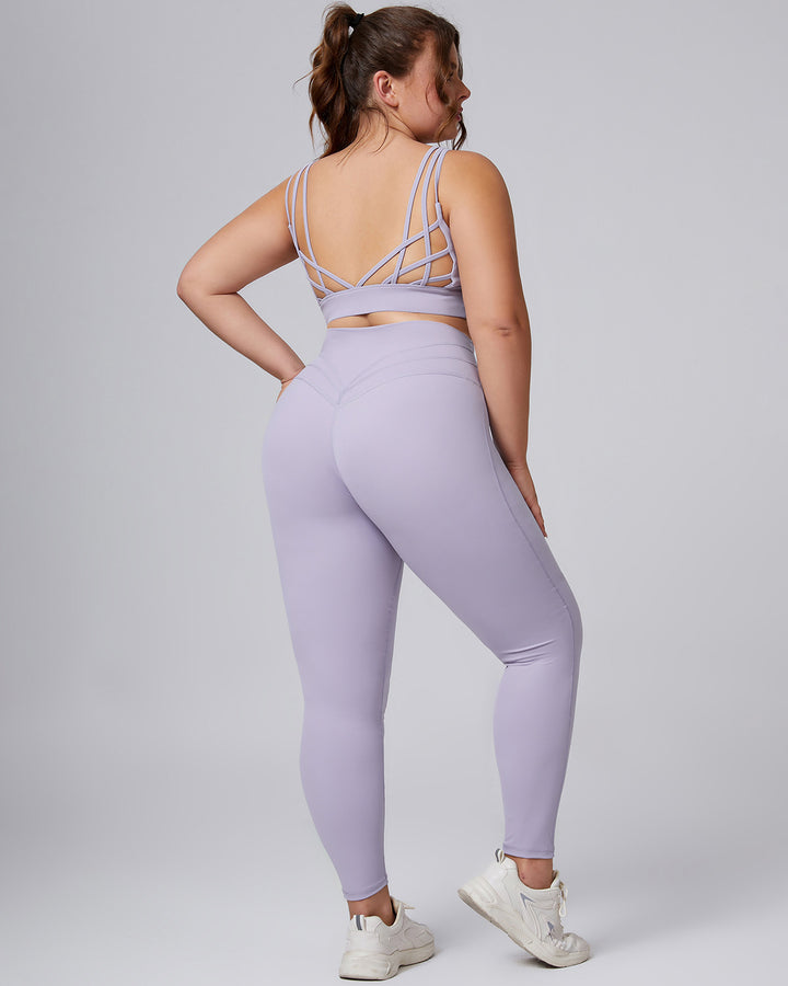 Viviana Plus Leggings - Purple