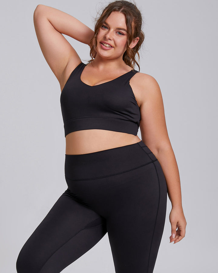 Viviana Plus Sports Bra - Black