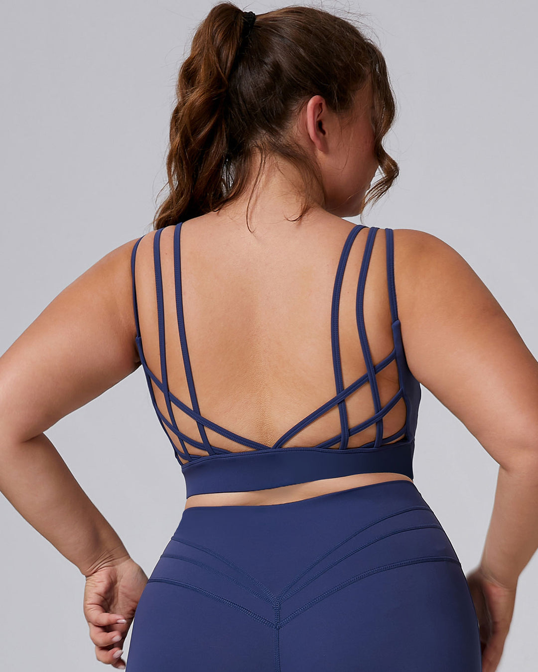 Viviana Plus Sports Bra - Navy