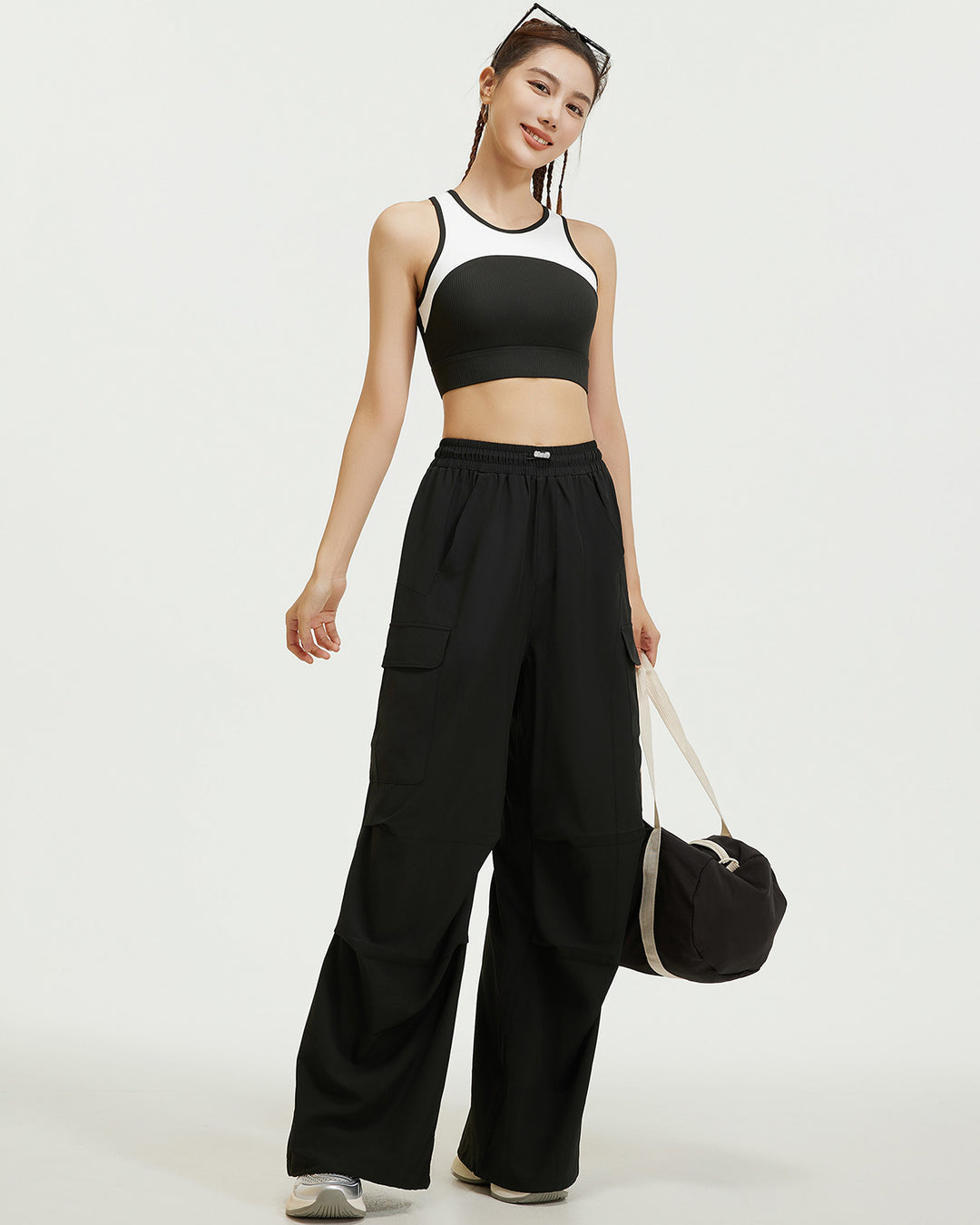 Wisteria Sports Bra - Black