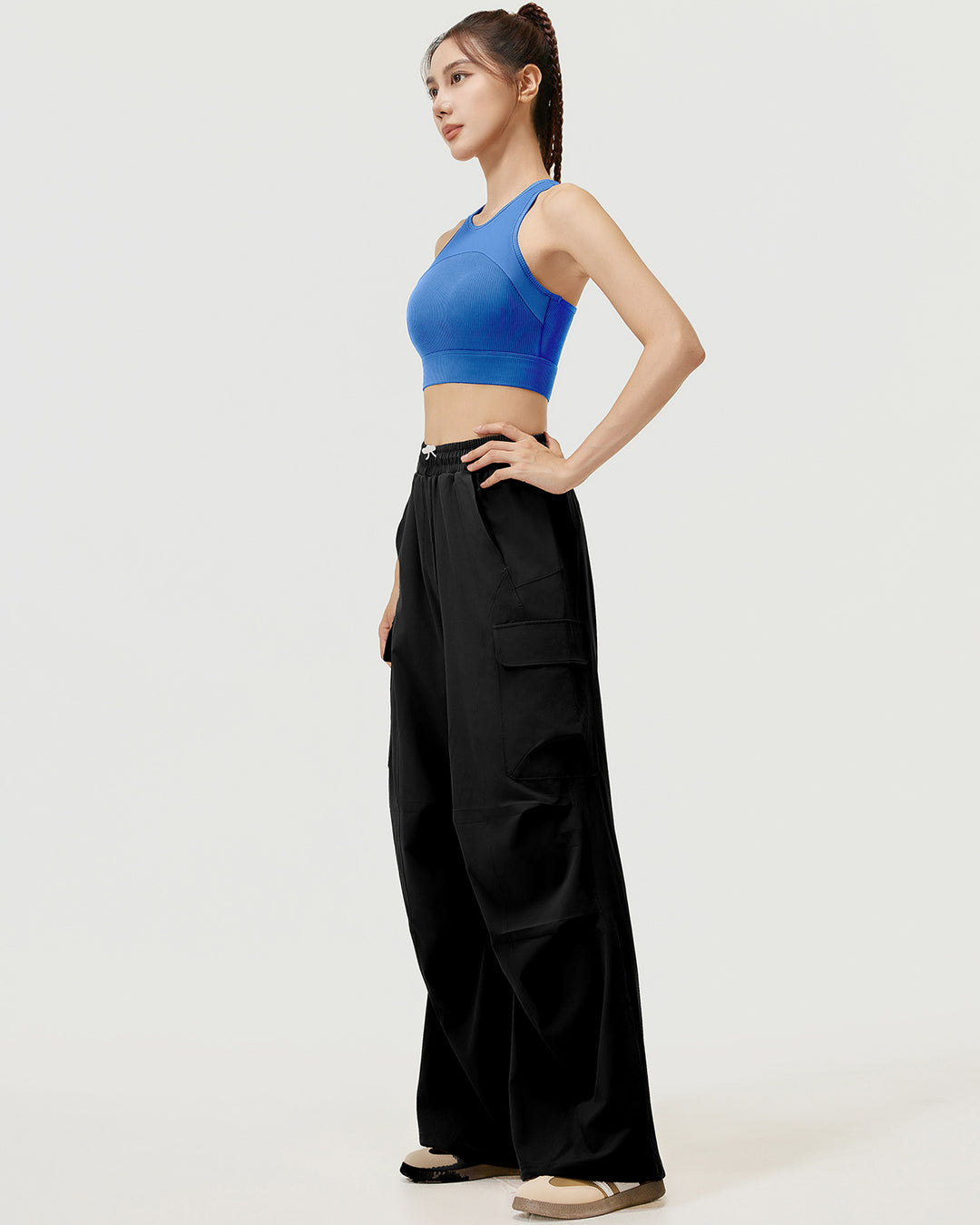 Wisteria Sports Bra - Blue