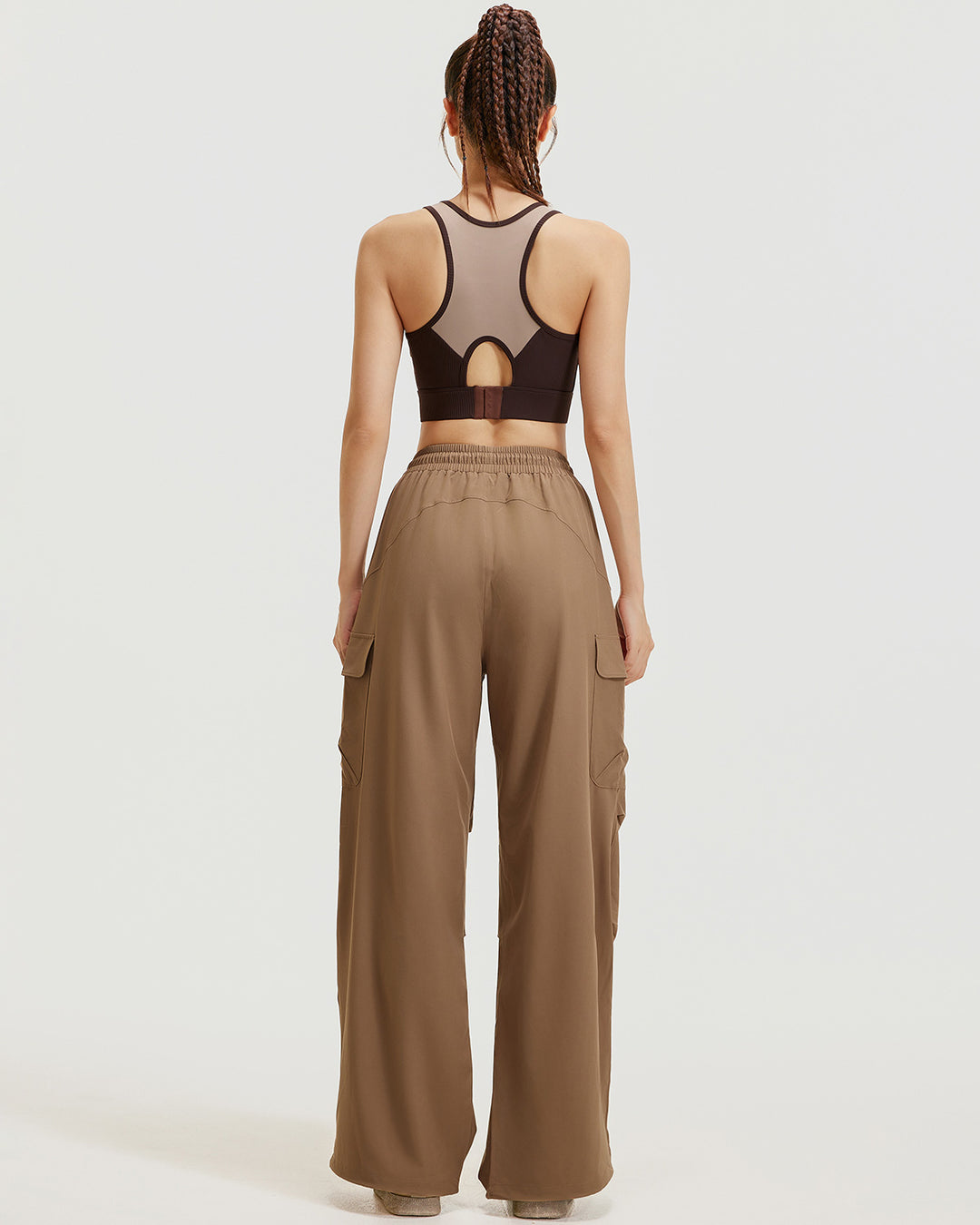 Wisteria Sports Bra - Brown