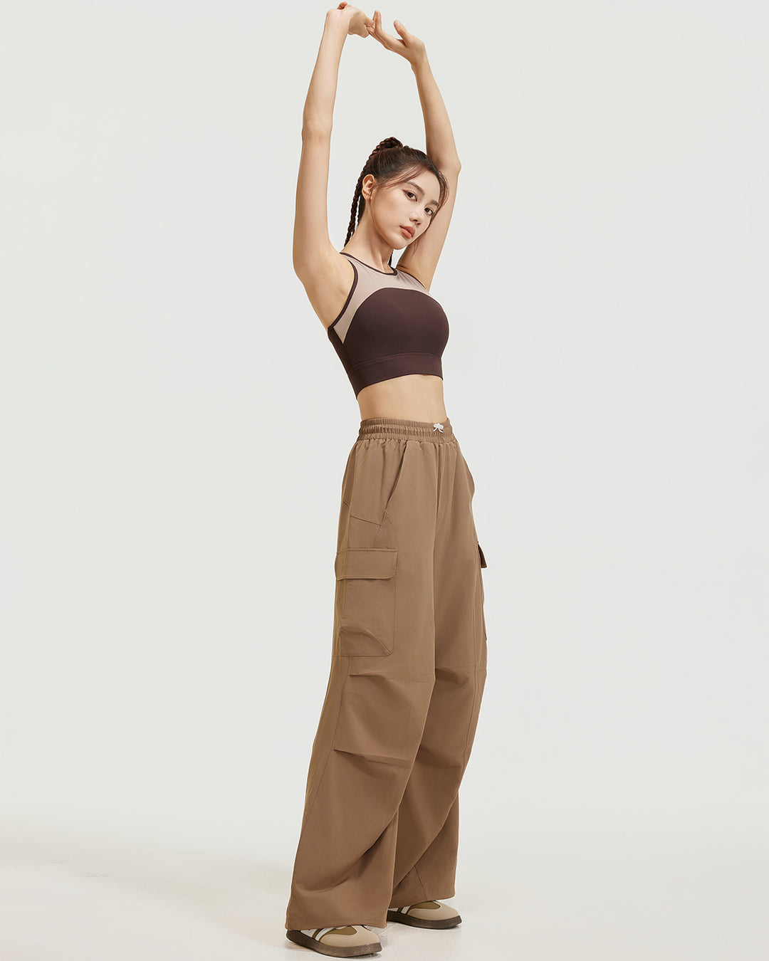 Wisteria Sports Bra - Brown
