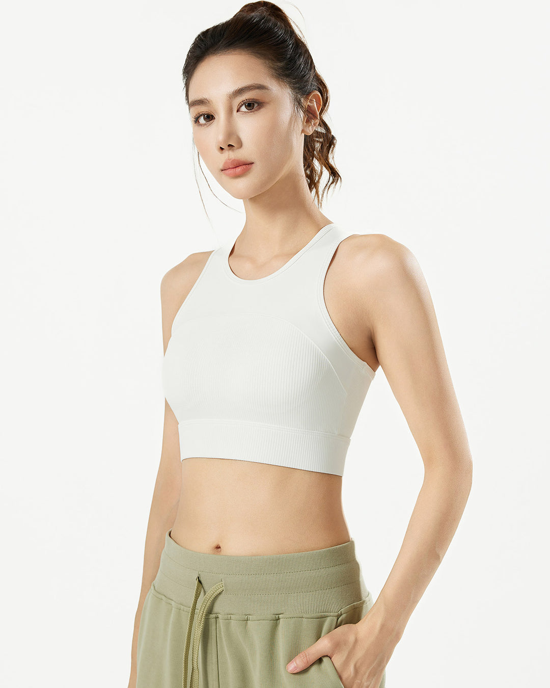Wisteria Sports Bra - Grey