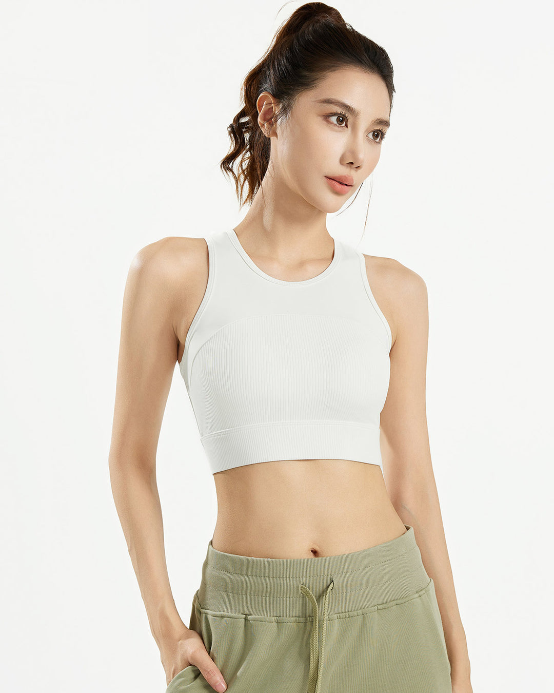 Wisteria Sports Bra - Grey