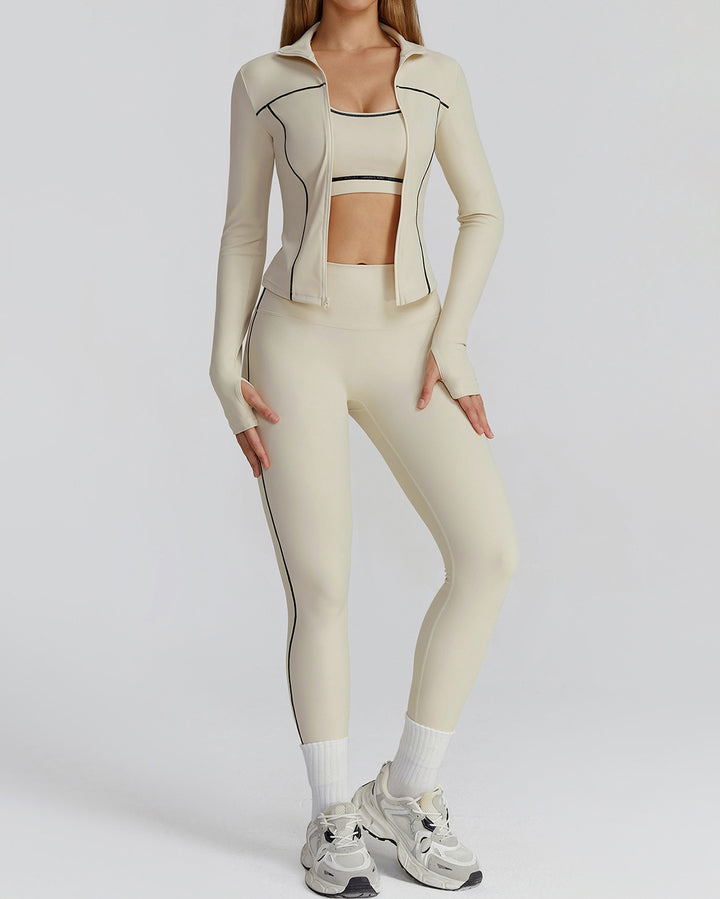 Wren Active Jacket - Beige