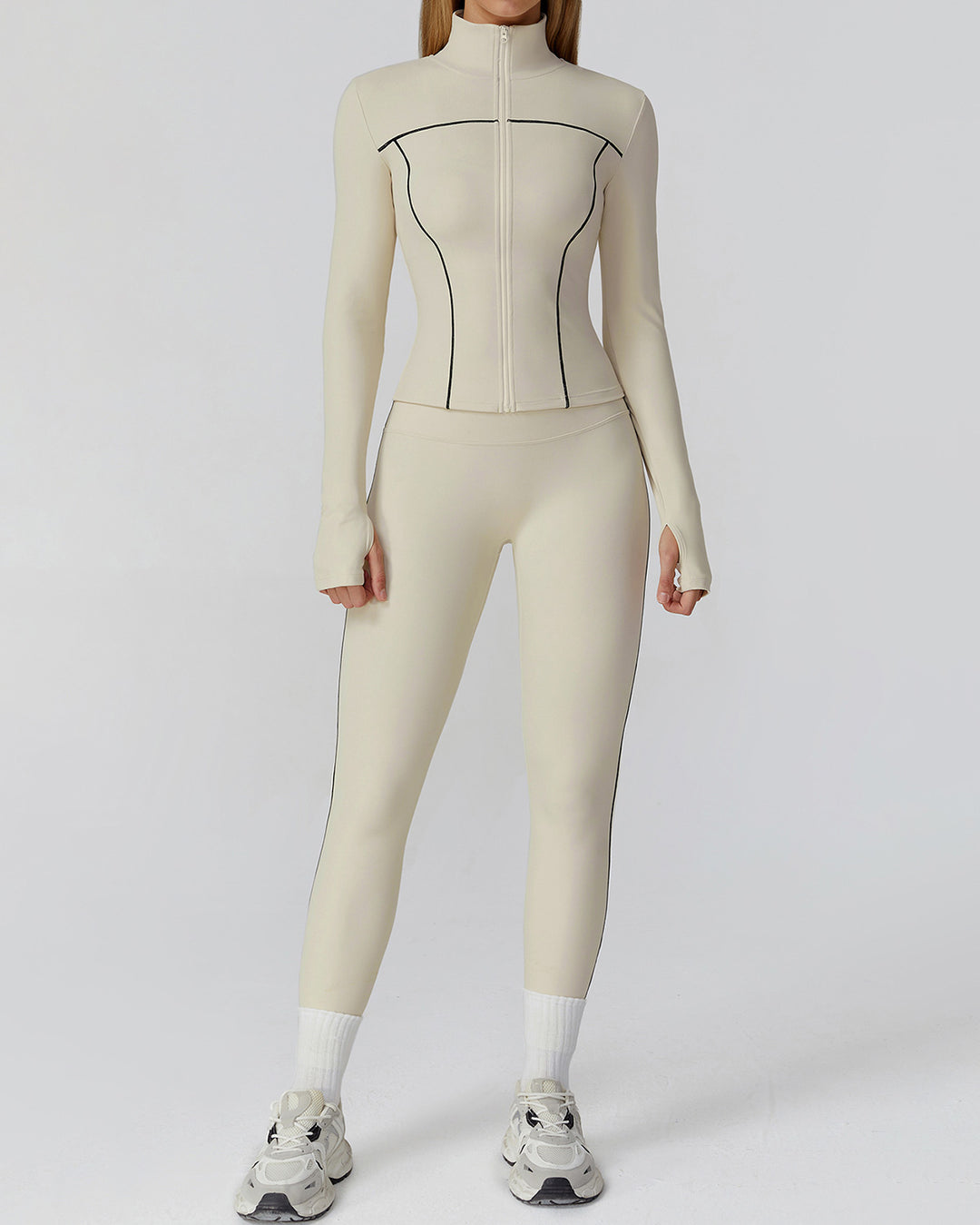 Wren Active Jacket - Beige