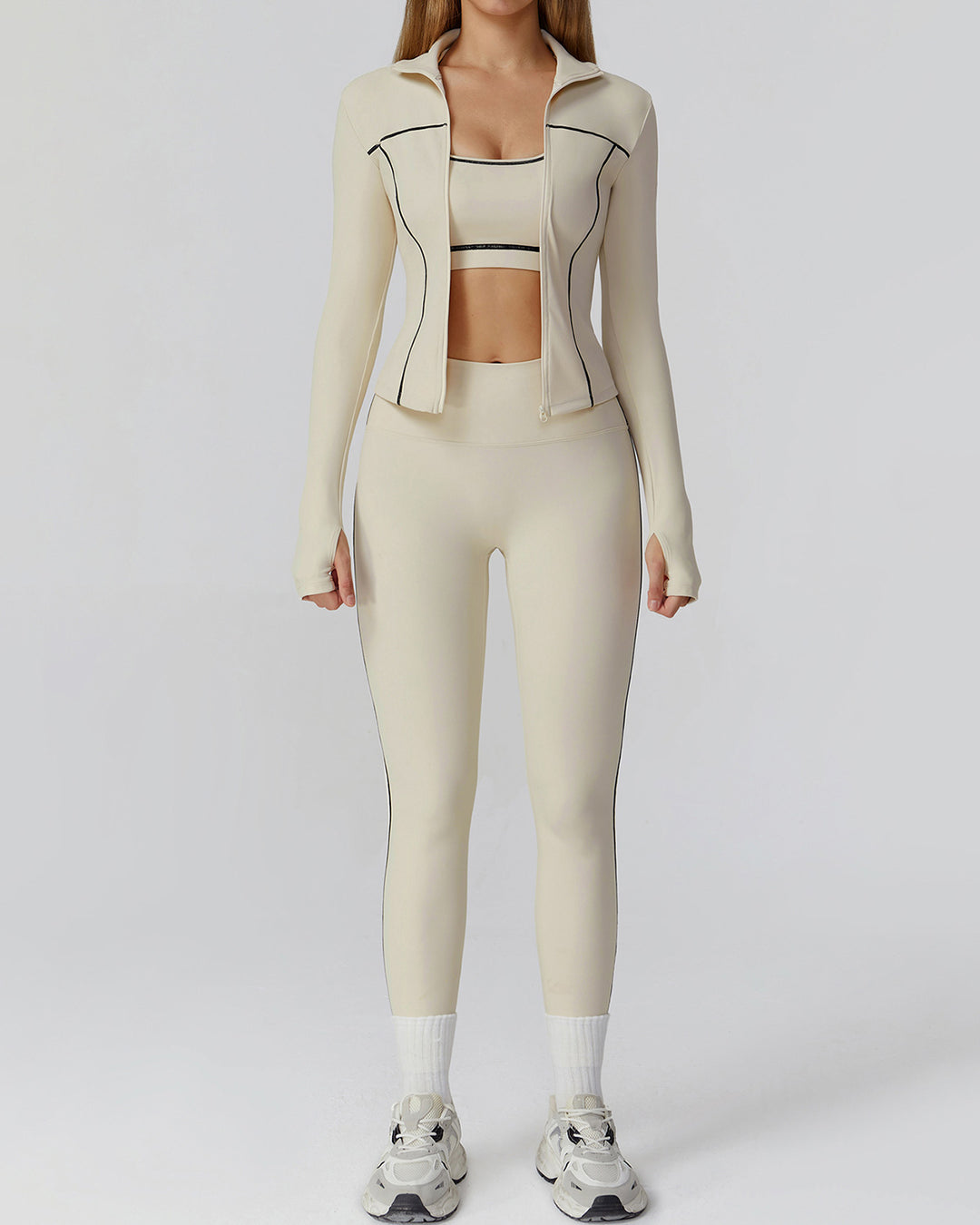Wren Active Jacket - Beige