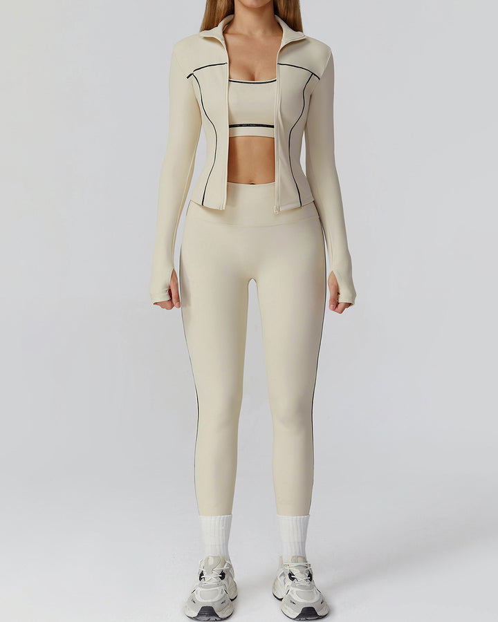 Wren Active Jacket - Beige