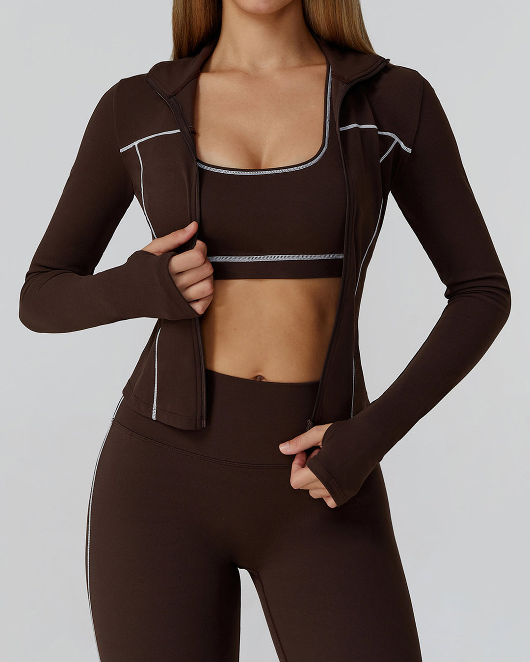 Wren Active Jacket - Brown