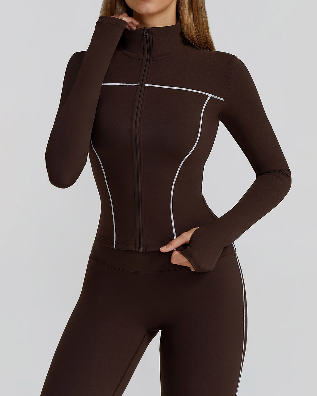 Wren Active Jacket - Brown