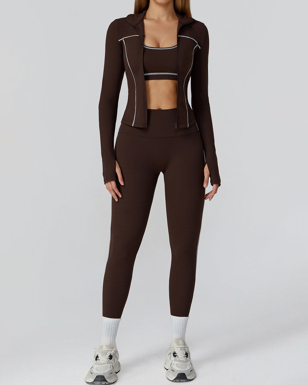 Wren Active Jacket - Brown