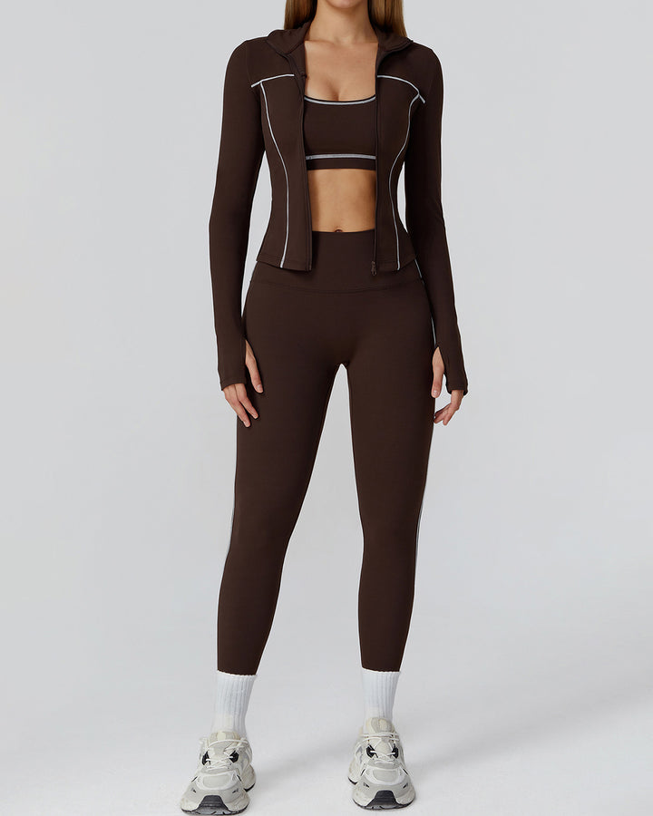 Wren Active Jacket - Brown