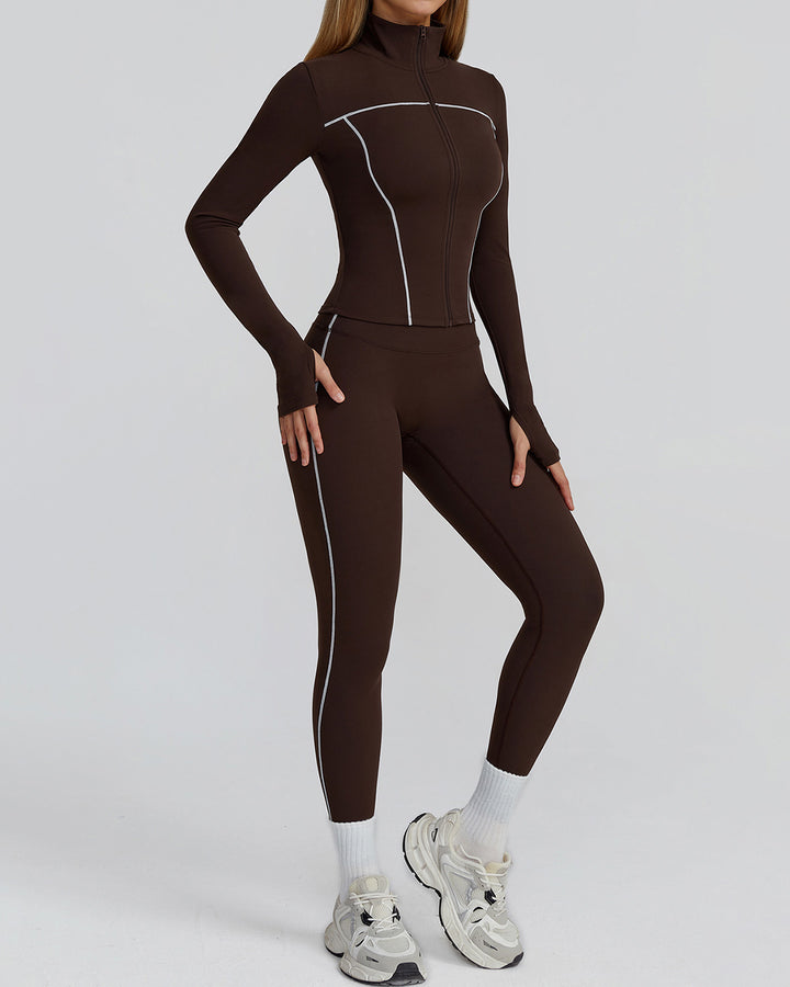 Wren Active Jacket - Brown