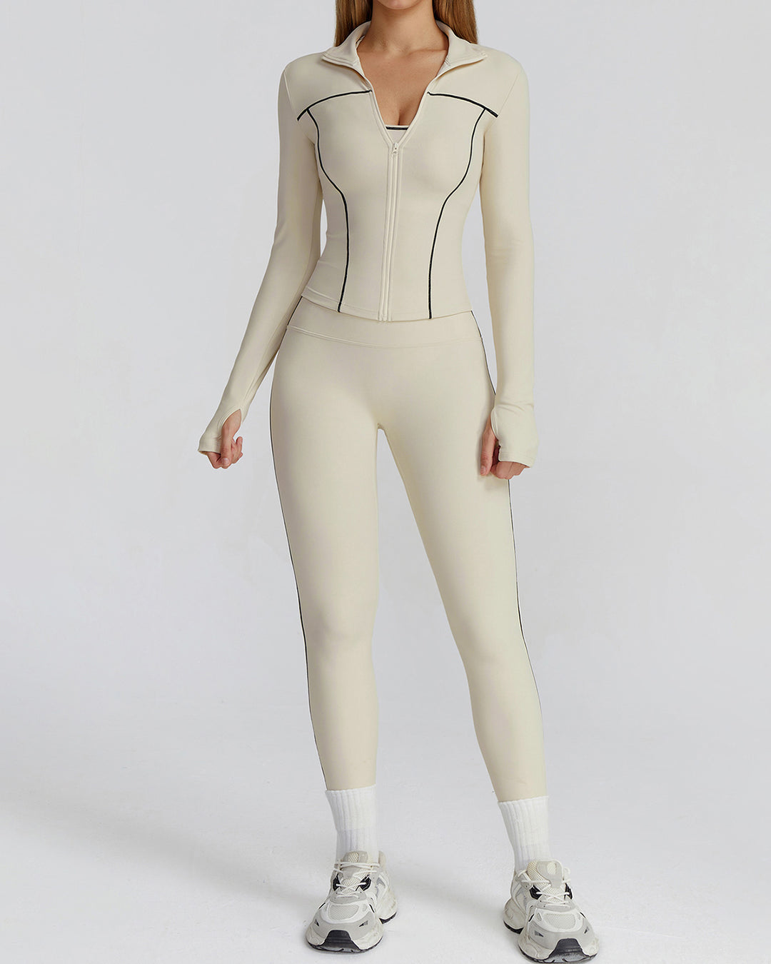 Wren Seamless Leggings - Beige