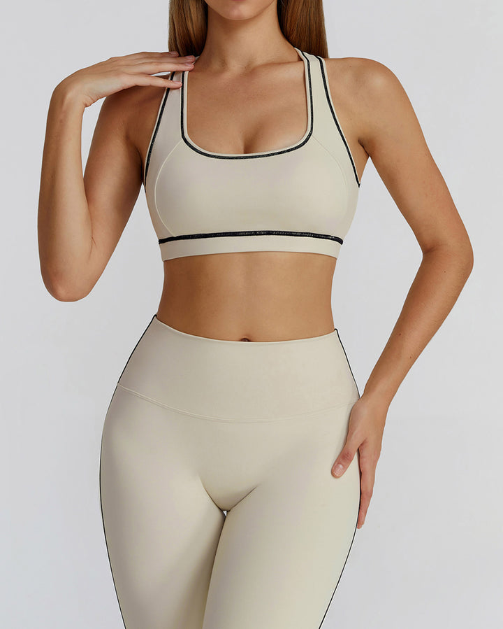 Wren Sports Bra - Beige