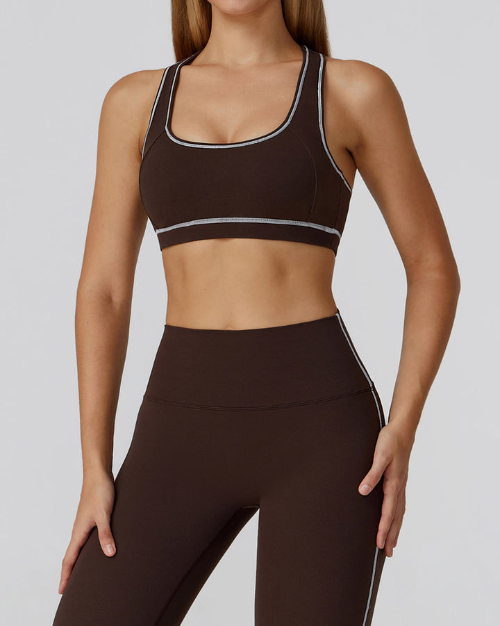 Wren Sports Bra - Brown