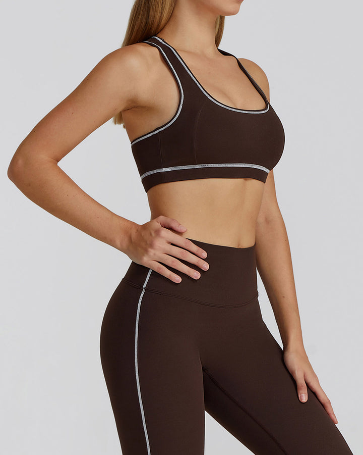 Wren Sports Bra - Brown