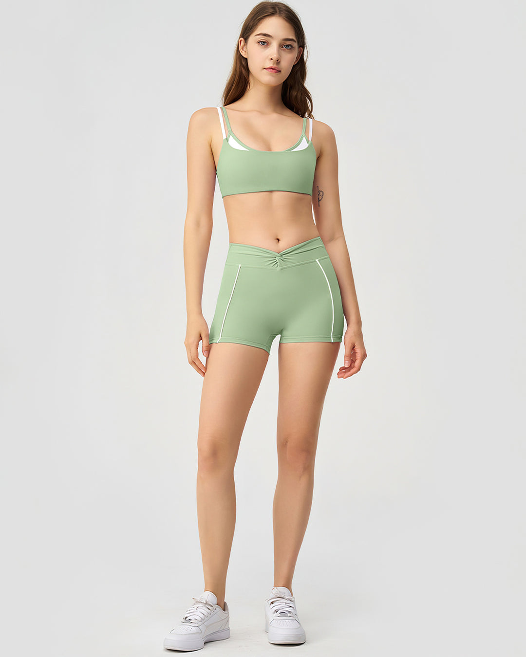 Xanthe Seamless Shorts - Green