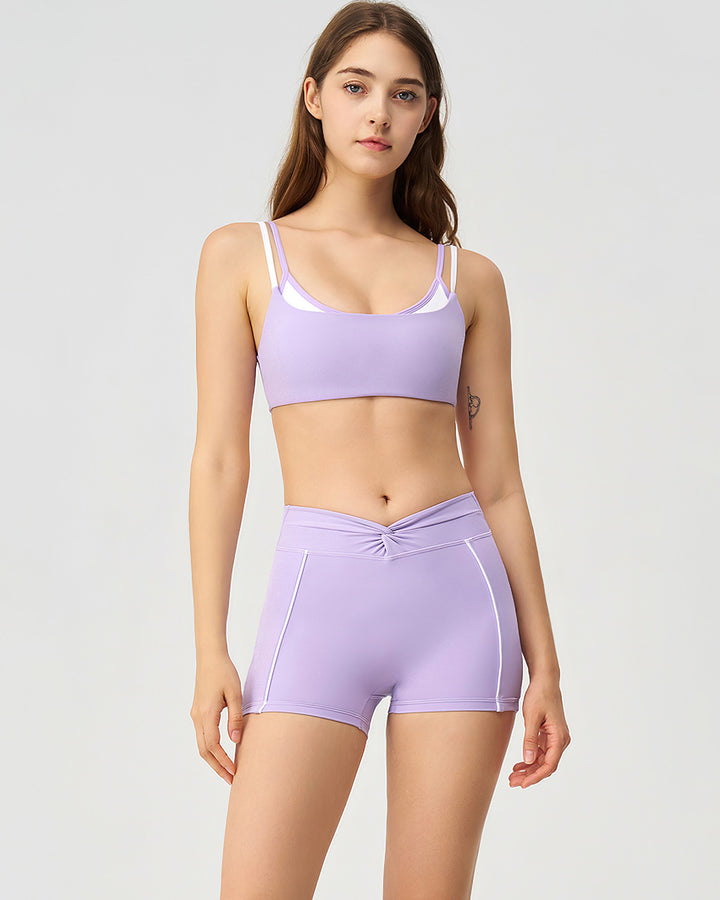 Xanthe Seamless Shorts - Purple