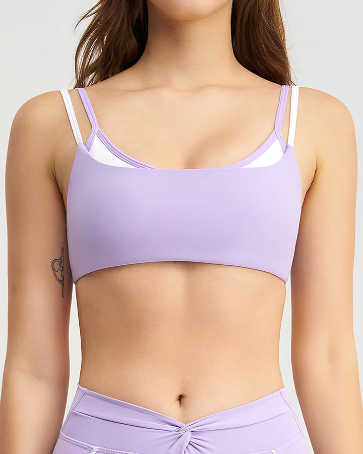 Xanthe Sports Bra - Purple