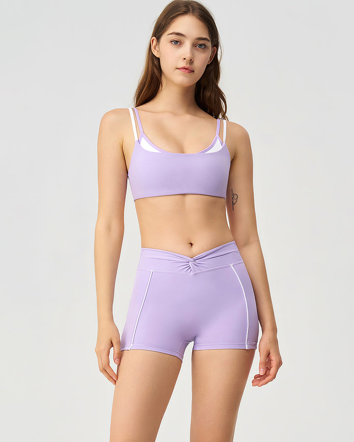 Xanthe Sports Bra - Purple