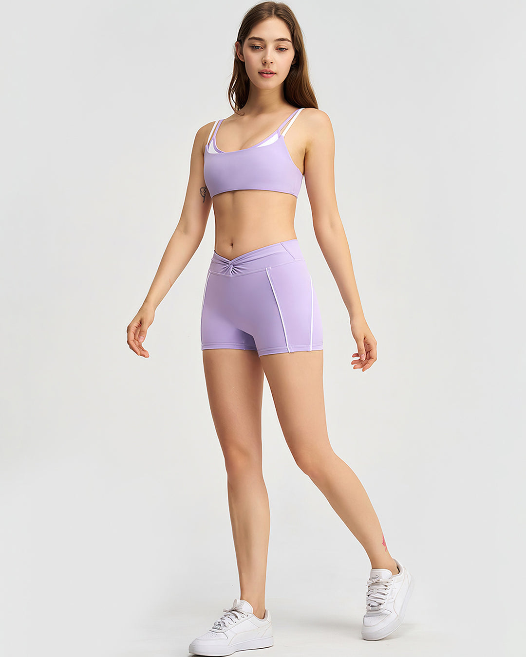 Xanthe Sports Bra - Purple