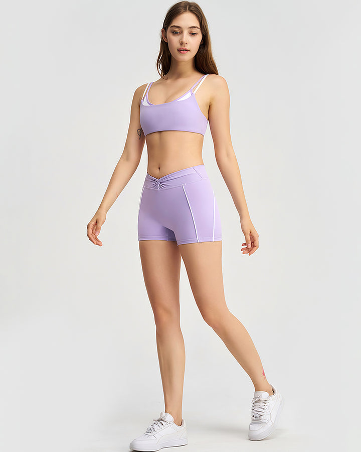 Xanthe Sports Bra - Purple