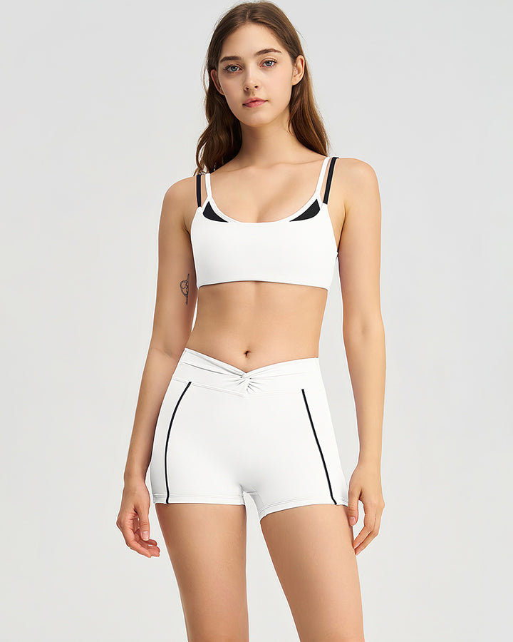 Xanthe Sports Bra - White