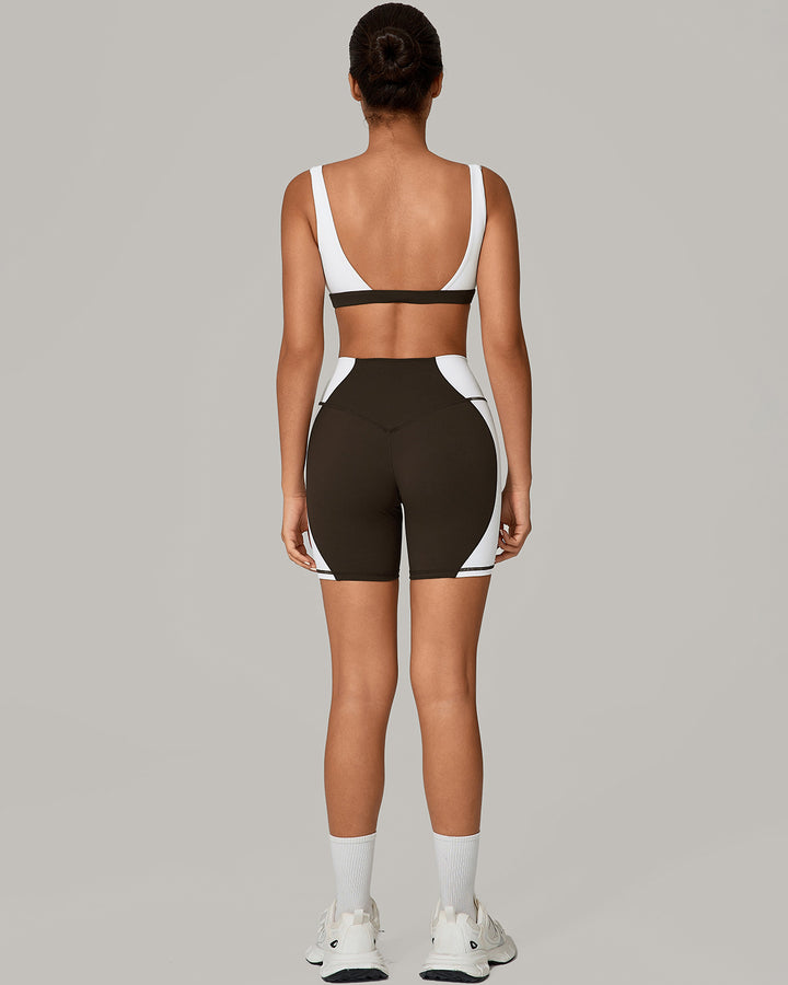 Xanthia Seamless Shorts - Brown